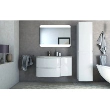 Шкаф одностворчатый 34х55 Bianco Lucido R Cezares Vague 44222