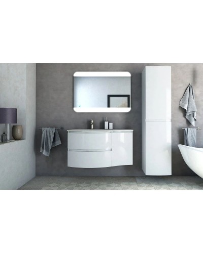 Шкаф одностворчатый 34х55 Bianco Lucido R Cezares Vague 44222