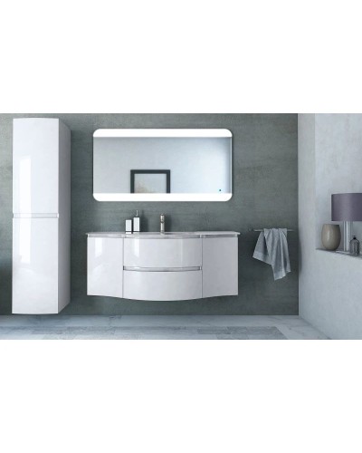 Шкаф одностворчатый 34х55 Bianco Lucido R Cezares Vague 44222