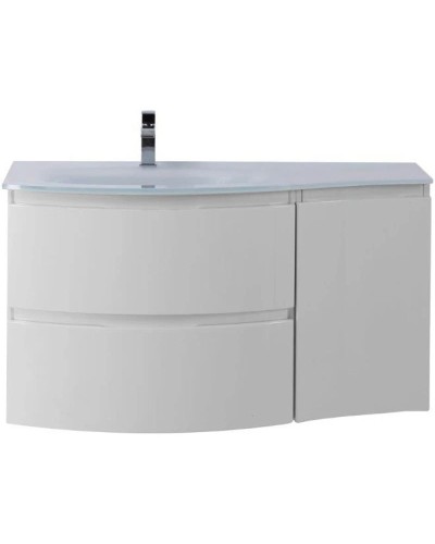 Шкаф одностворчатый 34х55 Bianco Lucido R Cezares Vague 44222