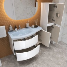 Шкаф одностворчатый 34х55 Bianco Lucido R Cezares Vague 44222