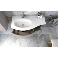 Шкаф одностворчатый 34х55 Rovere Sbiancato R Cezares Vague 54848