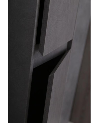 Шкаф подвесной с двумя распашными дверцами с доводчиками правосторонний BelBagno KRAFT-1600-2A-SC-PG-R