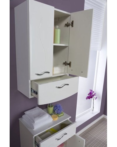 Подвесной шкаф Aquanet Моника 50 186780 Белый