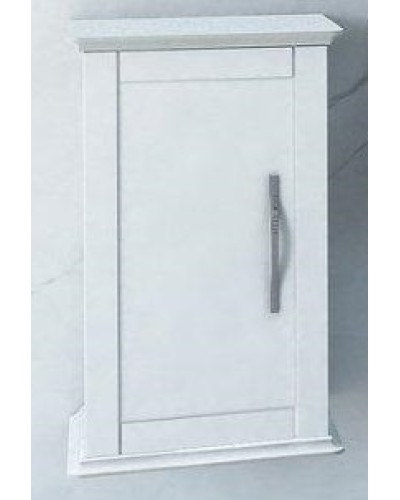 Шкафчик подвесной с одной распашной дверцей, реверсивный CEZARES 54960 Bianco opaco