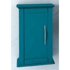 Шкафчик подвесной с одной распашной дверцей, реверсивный CEZARES 54962 Blu Petrolio