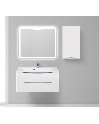 Шкаф подвесной, с одной распашной дверцей BelBagno FLY-MARINO-750-1A-SC-BO-P-L