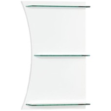 Полка Aquanet Опера 45 169630 с подсветкой Белая