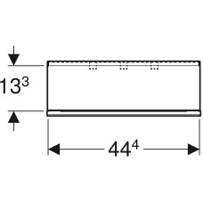 Полка Geberit Acanto  45 500.617.JK.2 Темно-серый