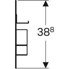 Комплект магнитной доски Geberit Acanto 500.649.01.2 Белый матовый