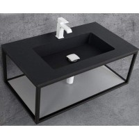 Полка для консоли под раковину Cezares Cadro 80 CADRO-80-MENS-BIANCO Белая матовая