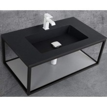 Полка для консоли под раковину Cezares Cadro 80 CADRO-80-MENS-BIANCO Белая матовая