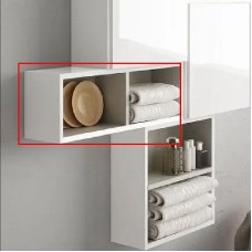 Полка Cezares 20 53133 Bianco lucido