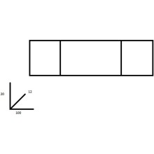 Полка Cezares 100 53143 Bianco lucido