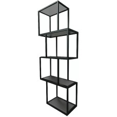 Полка 1MarKa Grunge Loft Chain У97508 Графит матовый