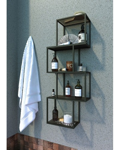 Полка 1MarKa Grunge Loft Chain У97508 Графит матовый