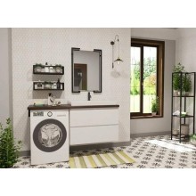 Полка Эстет Malibu Luxe 52 ФР-00007120 Темное дерево