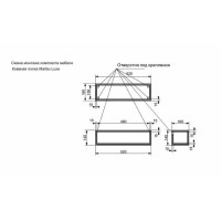 Полка Эстет Malibu Luxe 52 ФР-00007120 Темное дерево