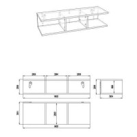 Полка Бриклаер Кристалл 90 4627125414794 Муссон