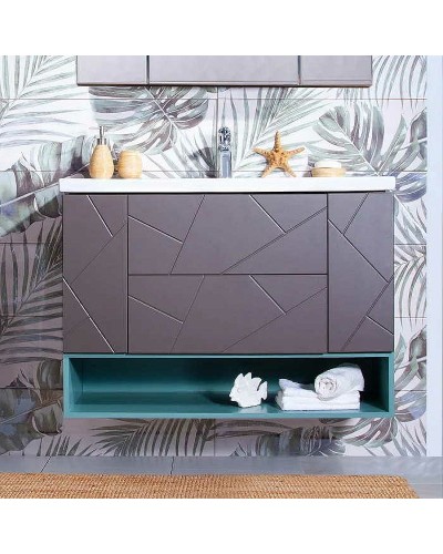 Ниша для тумбы Бриклаер Кристалл 100 4627125414893 подвесная Муссон