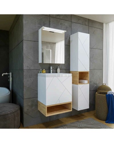 Ниша для тумбы Бриклаер Кристалл 50 4627125415876 Дуб Бунратти