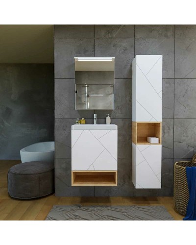 Ниша для тумбы Бриклаер Кристалл 50 4627125415876 Дуб Бунратти