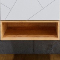 Ниша для тумбы Бриклаер Кристалл 60 4627125415883 Дуб Бунратти