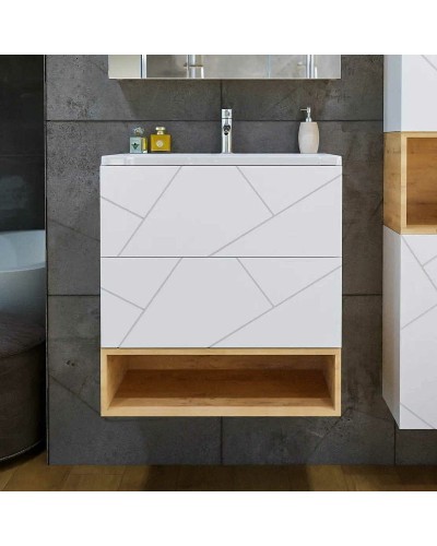 Ниша для тумбы Бриклаер Кристалл 70 4627125415890 Дуб Бунратти