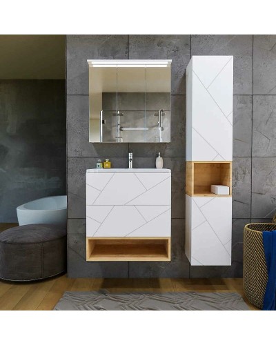 Ниша для тумбы Бриклаер Кристалл 80 4627125415906 Дуб Бунратти