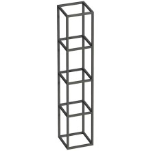 Полка Cezares Cadro 30 CADRO-30/30/160-4C-SO-MET-ST Черная матовая