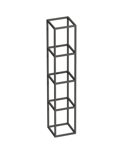 Полка Cezares Cadro 30 CADRO-30/30/160-4C-SO-MET-ST Черная матовая