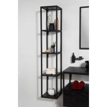 Полка Cezares Cadro 30 CADRO-30/30/160-4C-SO-MET-ST Черная матовая