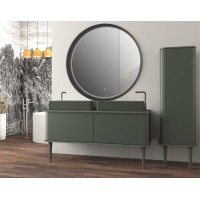 Колонна подвесная с дверью, реверсивная CEZARES IDRA 55818 Verde opaco