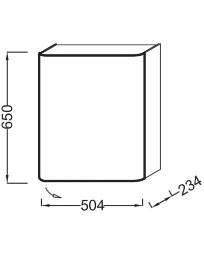 Подвесная полуколонна правосторонняя малиновый глянец Jacob Delafon Replay EB1075D-R3