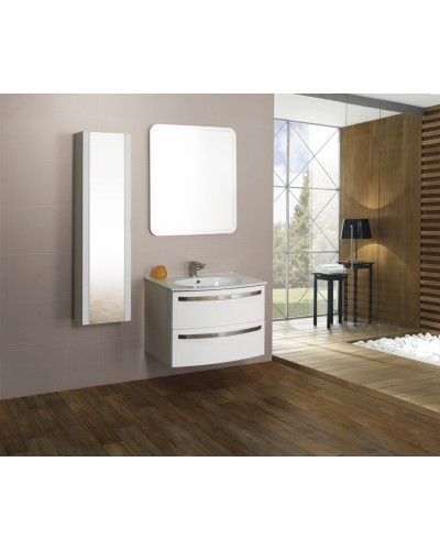 Колонна для ванной комнаты с зеркалом реверсивная CEZARES 44676 Bianco Lucido