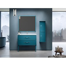 Колонна подвесная с двумя распашными дверцами, реверсивная CEZARES TIFFANY 54965 Blu Petrolio