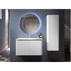 Колонна подвесная с одной распашной дверцей, реверсивная 35x43x130 CEZARES 55234 Bianco opaco