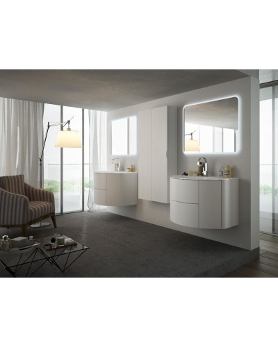 Колонна для ванной комнаты без зеркала реверсивная CEZARES 54586 Frassino bianco