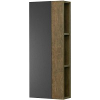 Модуль для зеркала 35х85 см дуб кантри/антрацит Акватон Терра 1A247103TEKA0