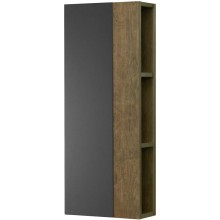 Модуль для зеркала 35х85 см дуб кантри/антрацит Акватон Терра 1A247103TEKA0