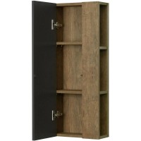 Модуль для зеркала 35х85 см дуб кантри/антрацит Акватон Терра 1A247103TEKA0