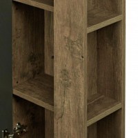 Модуль для зеркала 35х85 см дуб кантри/антрацит Акватон Терра 1A247103TEKA0