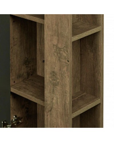 Модуль для зеркала 35х85 см дуб кантри/антрацит Акватон Терра 1A247103TEKA0