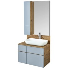 Модуль для зеркала 23х101 см дуб рустикальный/фьорд Акватон Мишель 1A244303MIX30