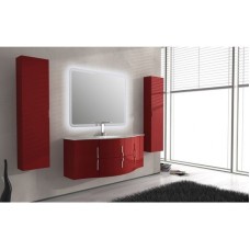 Колонна для ванной комнаты без зеркала реверсивная CEZARES 44735 Rosso