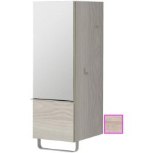 Полуколонна серый дуб с зеркальной дверцей шарниры слева Jacob Delafon Odeon Up EB893G-E71