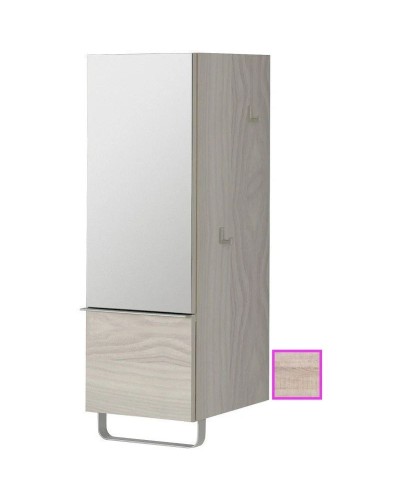 Полуколонна серый дуб с зеркальной дверцей шарниры слева Jacob Delafon Odeon Up EB893G-E71