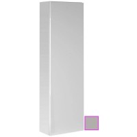 Подвесная полуколонна правосторонняя серый титан глянец Jacob Delafon Spherik EB1059D-N21