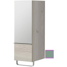 Полуколонна оливковый глянец с зеркальной дверцей шарниры слева Jacob Delafon Odeon Up EB893G-G95