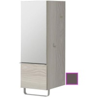 Полуколонна светло-коричневый глянец с зеркальной дверцей шарниры слева Jacob Delafon Odeon Up EB893G-G80